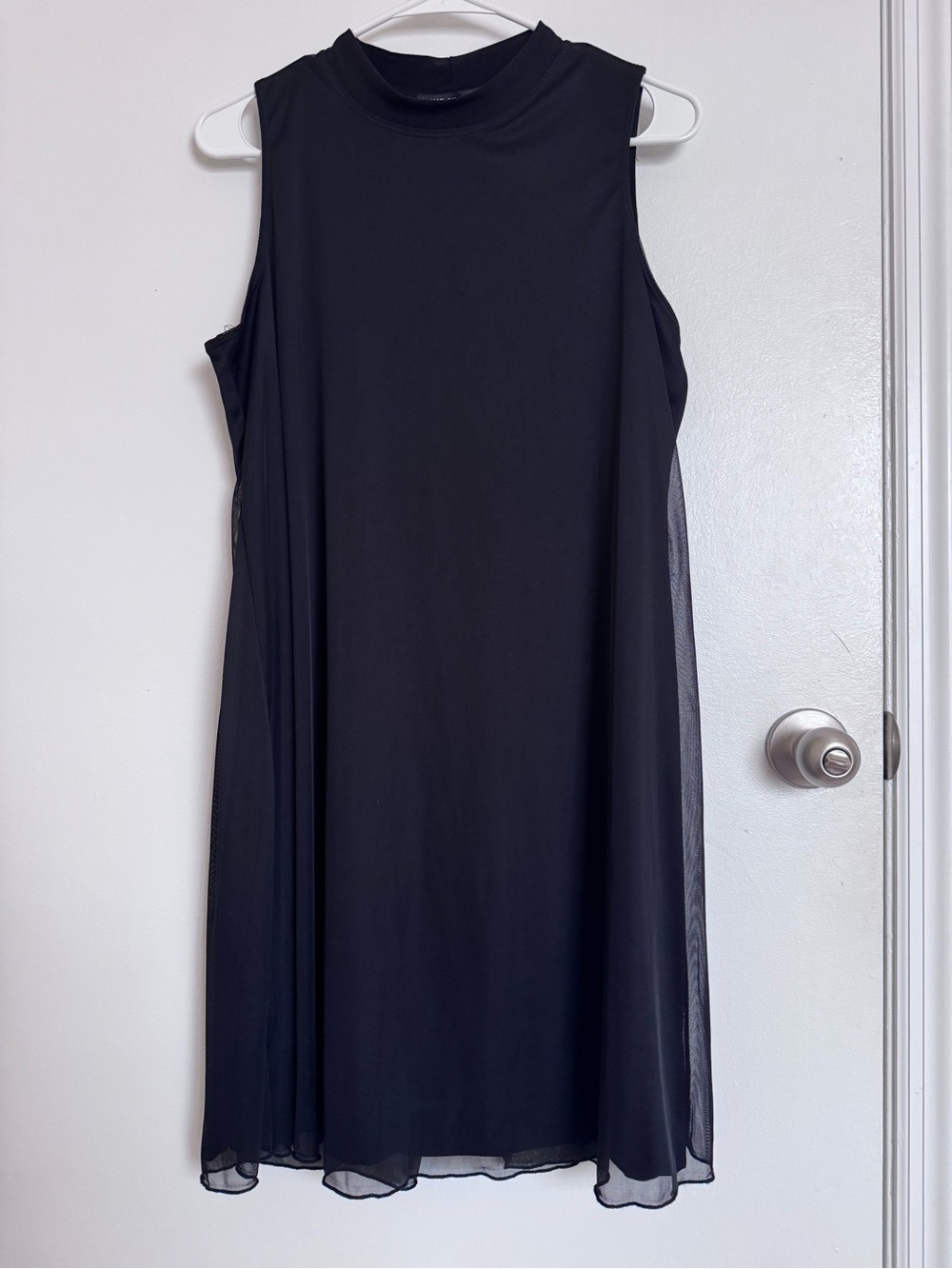 Nick and Nash Sleeveless Black A-Line Dress, L 🦋